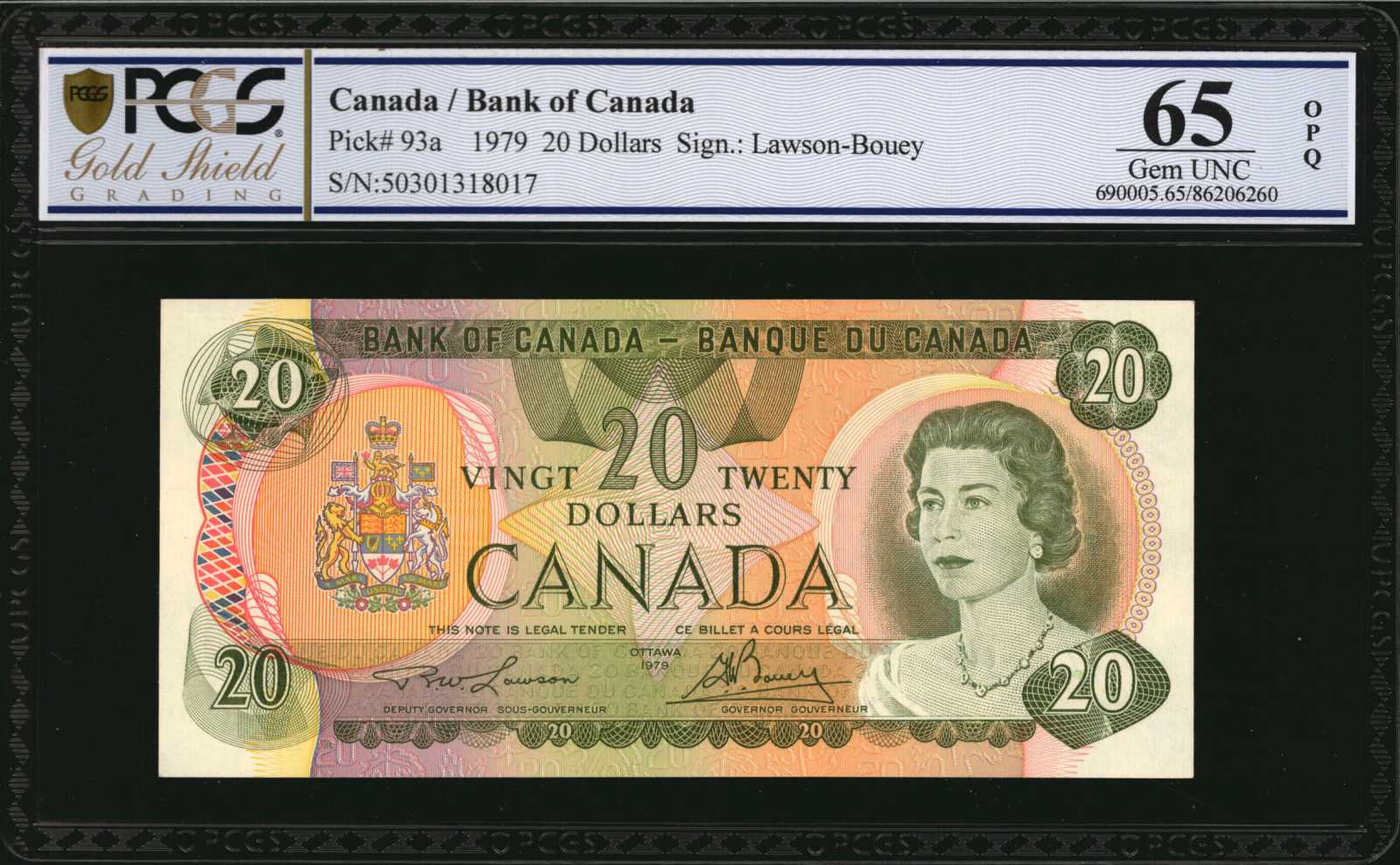 image for: Canada  1 dollar (B338a)