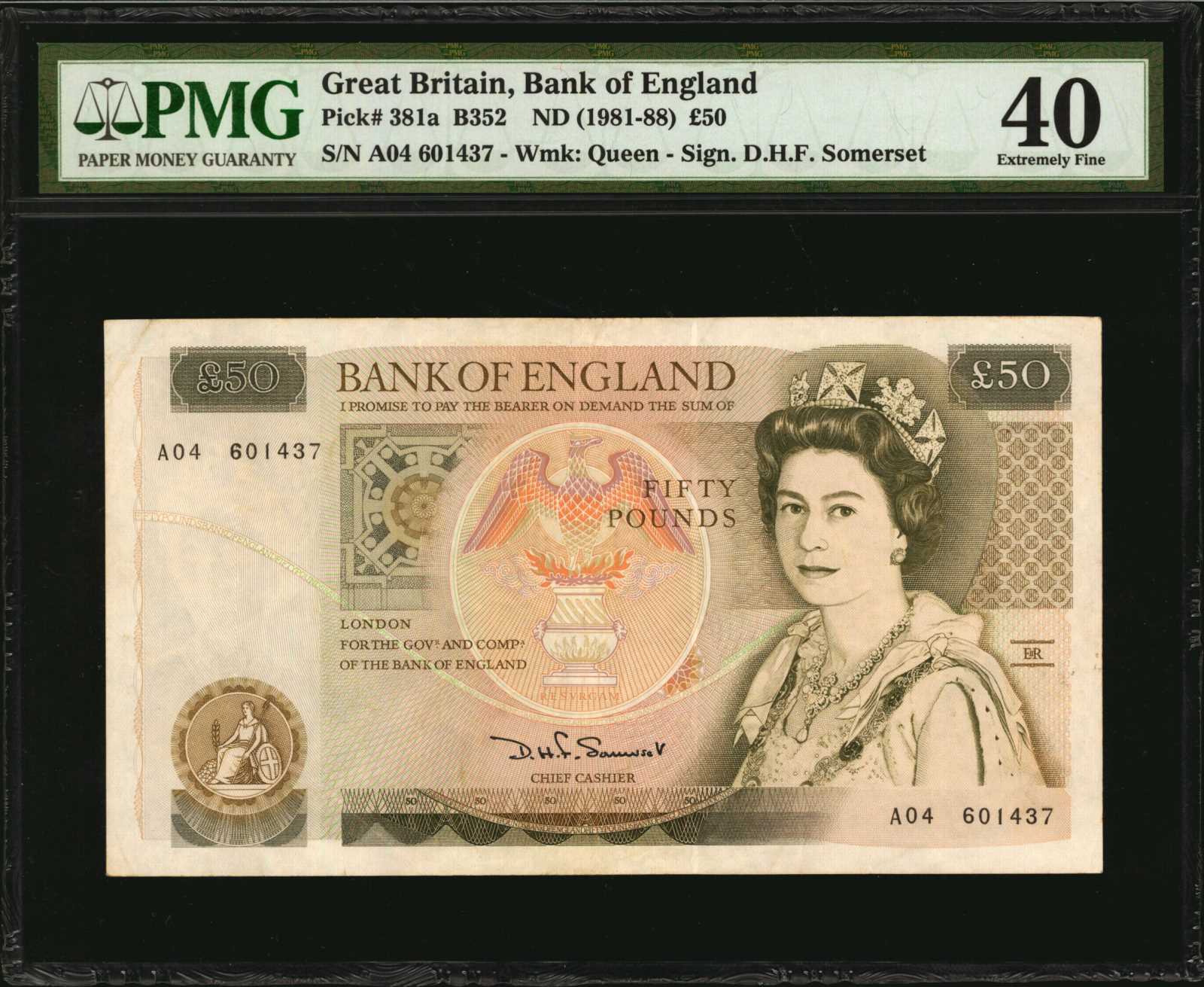 image for: United Kingdom  50 pounds (B189a)