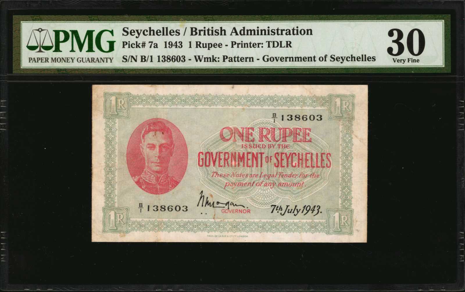 image for: Seychelles  1 rupee(B114cs)