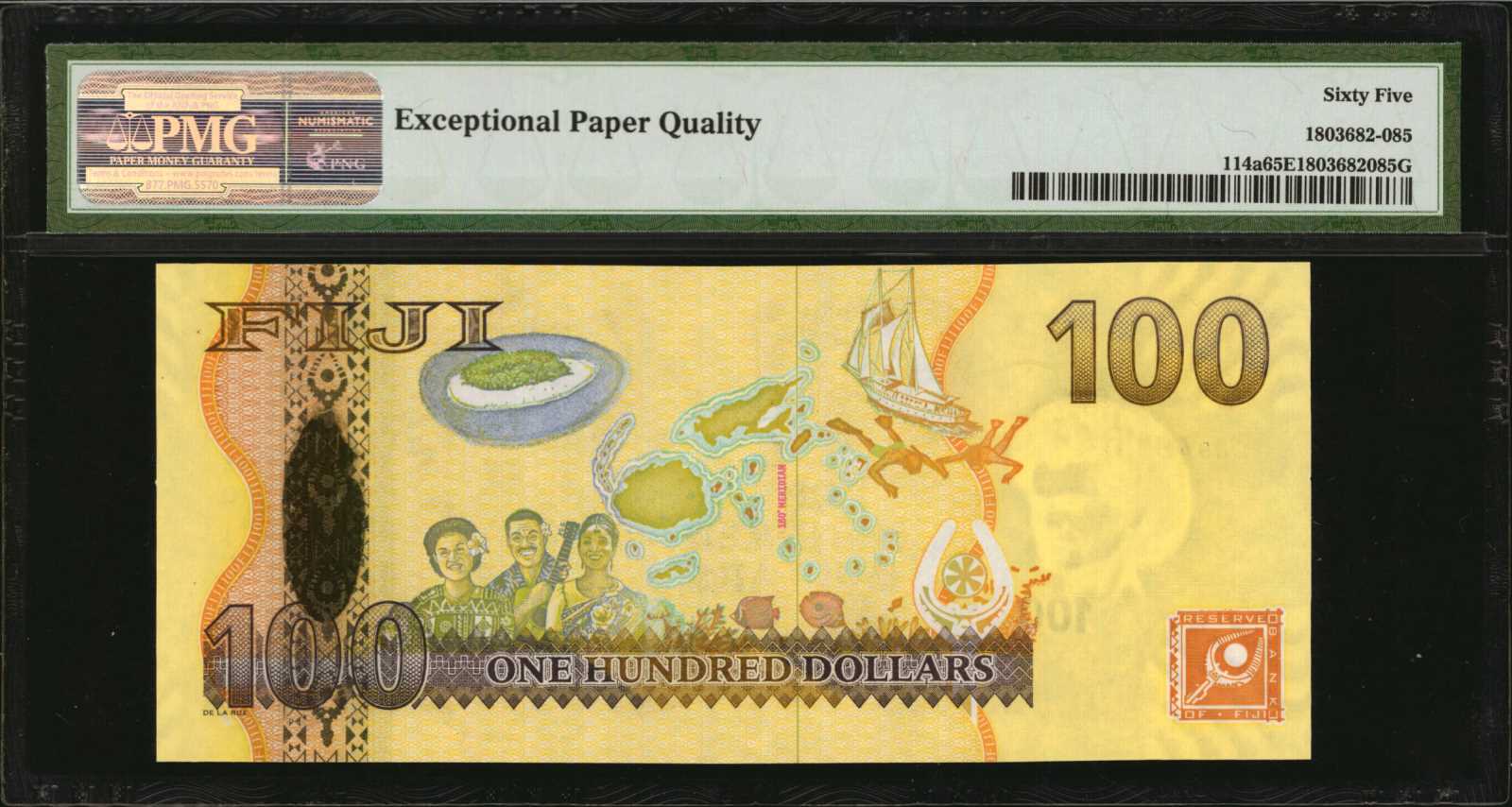 image for: Fiji  100 dollars (B525as)