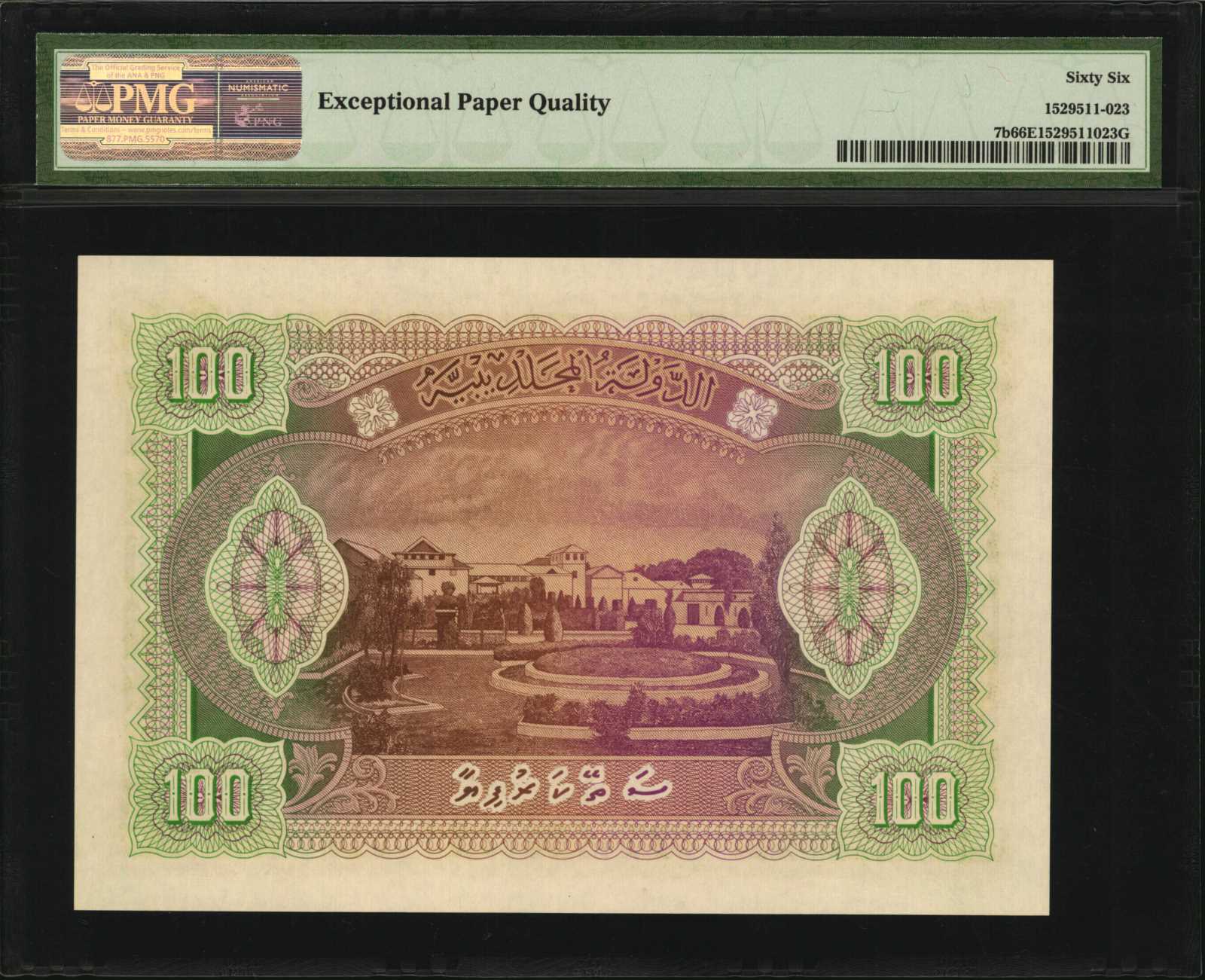 image for: Maldives  100 rufiyaa (B107b)