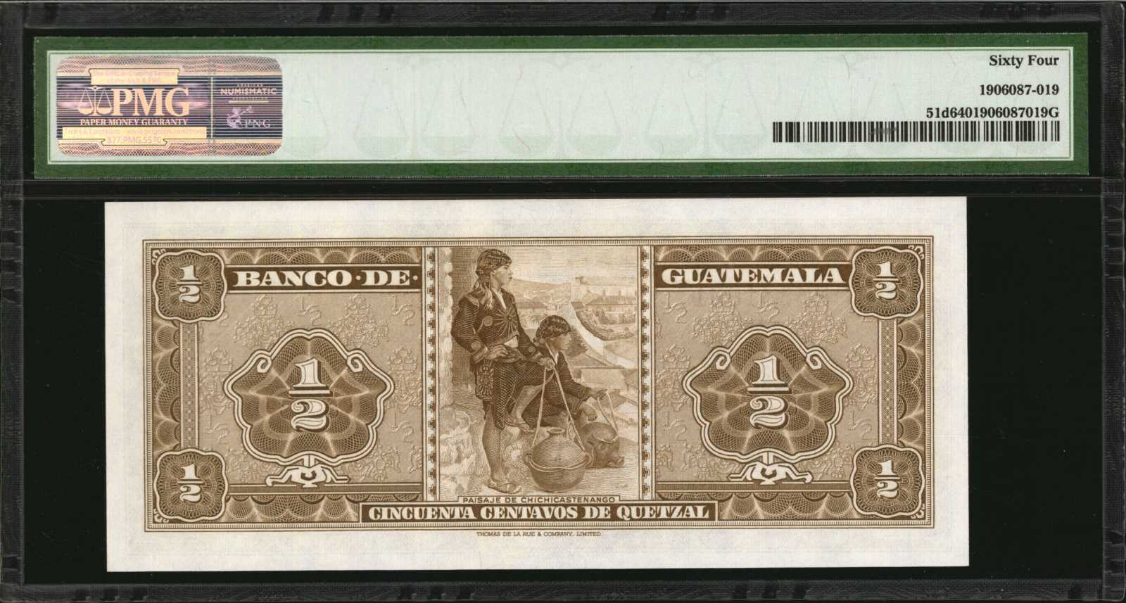 image for: Guatemala  1/2 quetzal (B531g)
