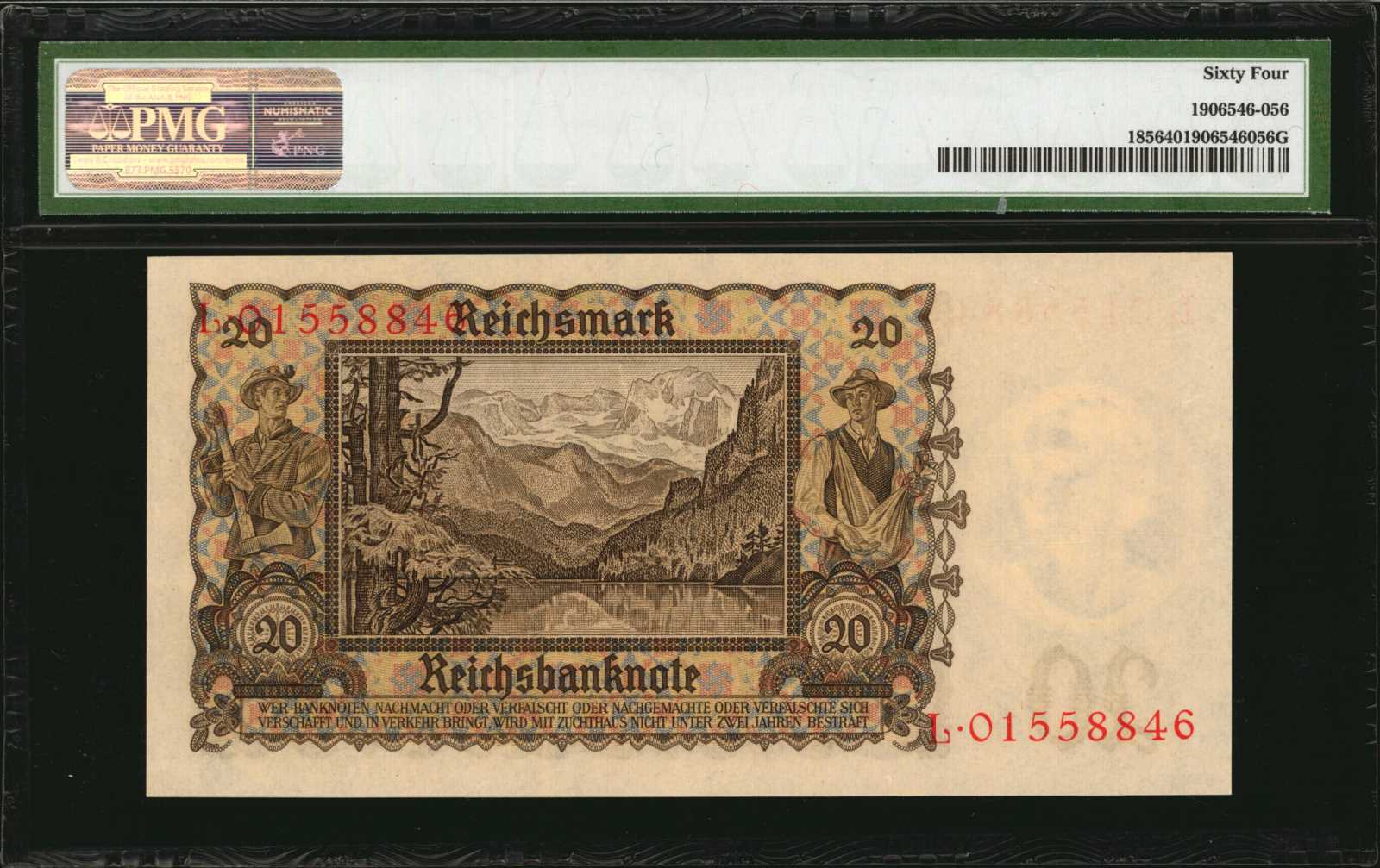 image for: Germany  20 reichsmark (B324a)