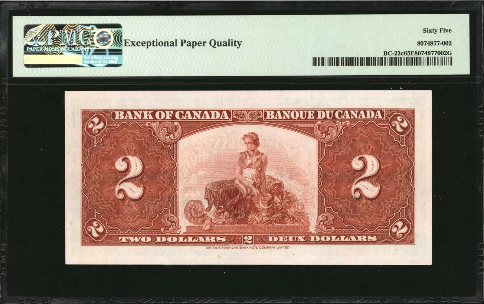 image for: Canada  100 dollars (B327a)