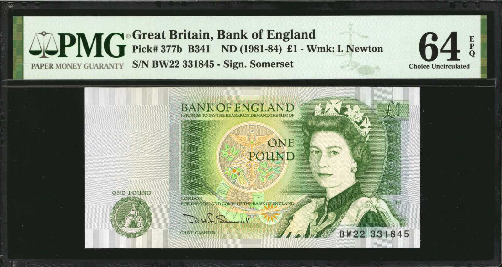 image for: United Kingdom  1 pound (B184a)