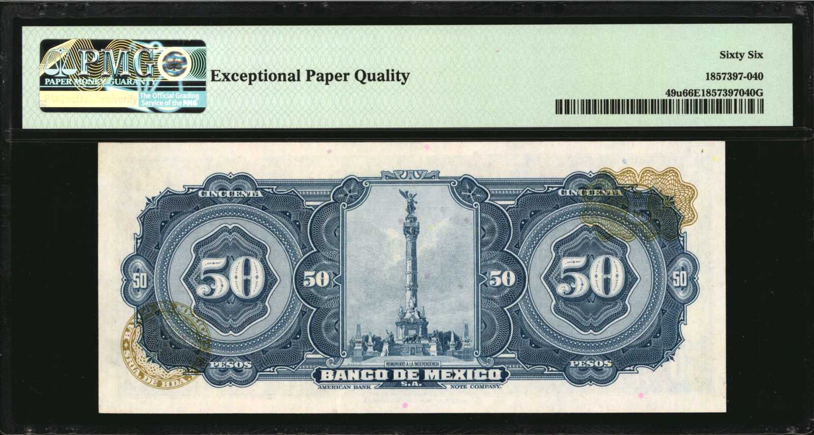 image for: Mexico  50 pesos (B630c)