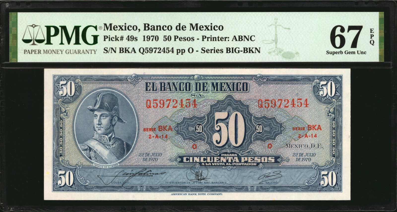 image for: Mexico  50 pesos (B630es)