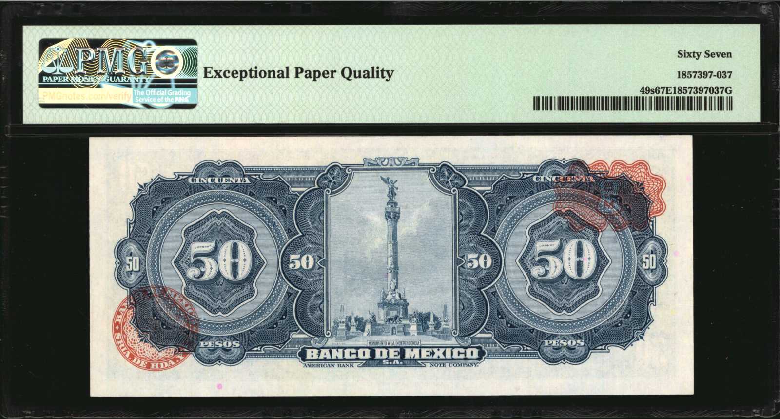 image for: Mexico  50 pesos (B630c)