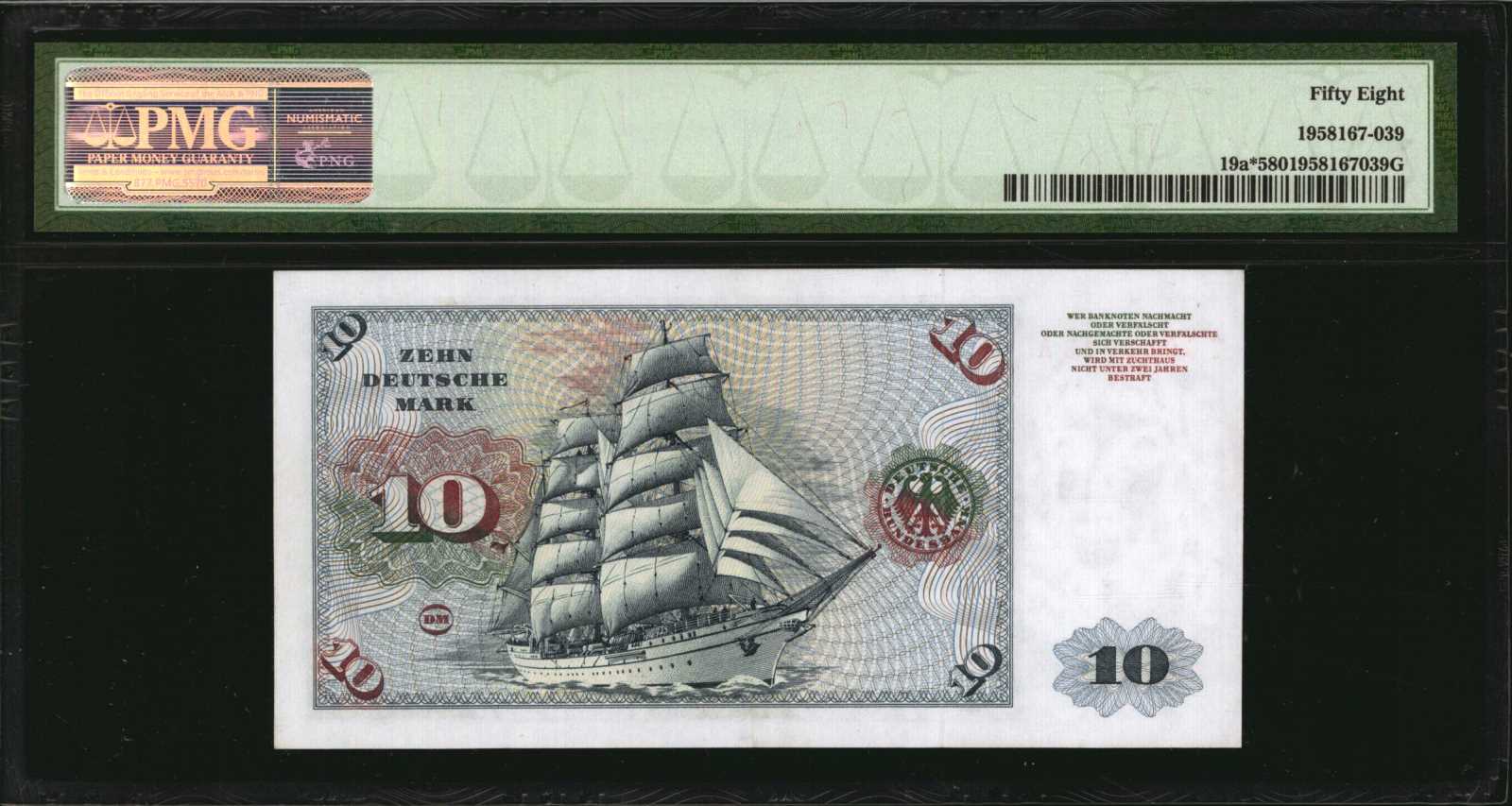 image for: Germany, Federal Republic of  10 deutsche mark (B202as)
