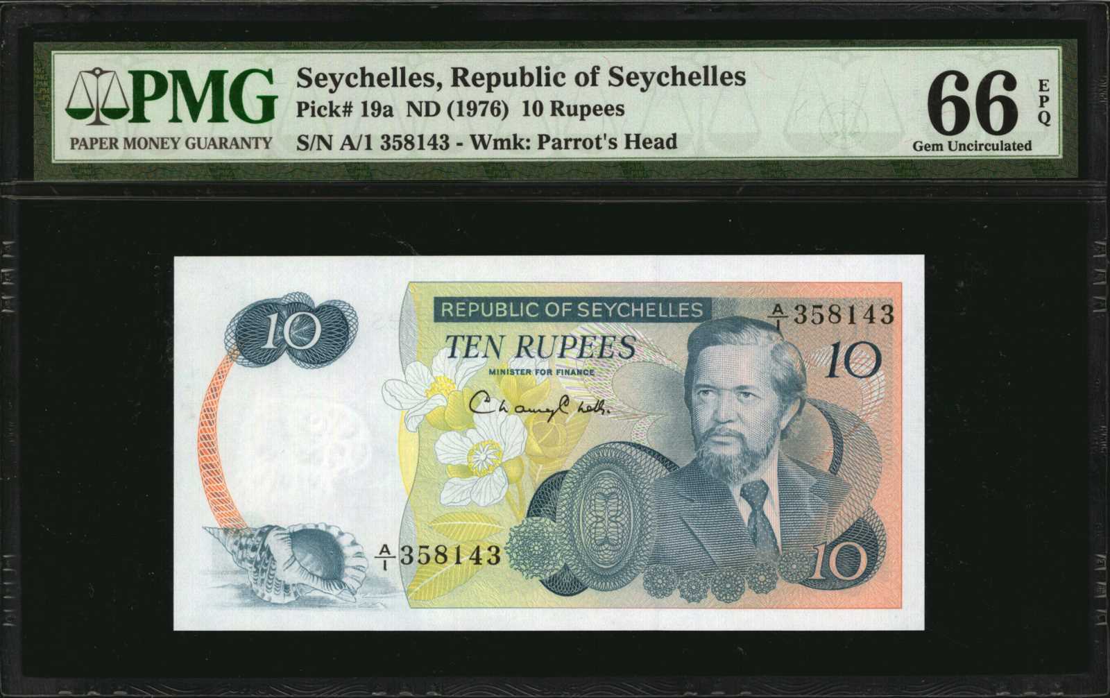 image for: Seychelles  10 rupees (B201as)