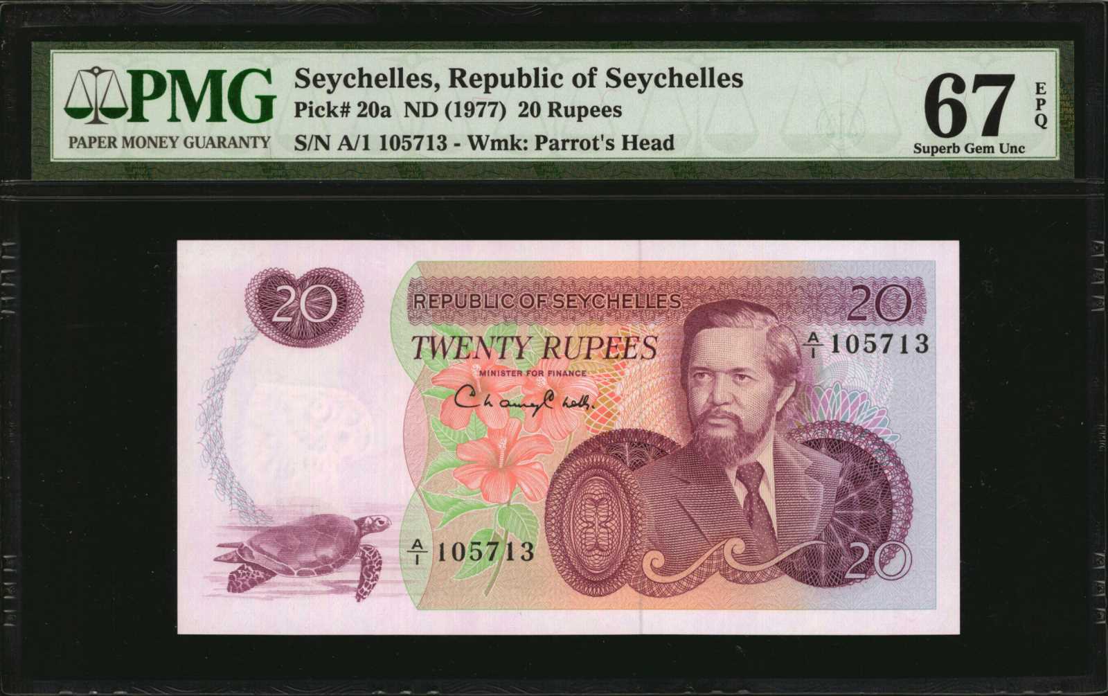 image for: Seychelles  20 rupees (B202a)
