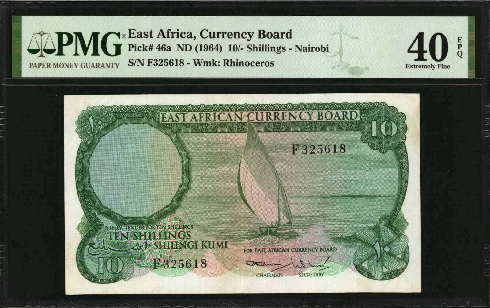 image for: East Africa  10 shillings(B232as2)