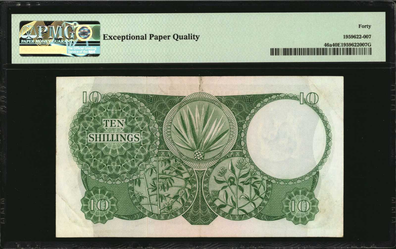 image for: East Africa  10 shillings(B232a)