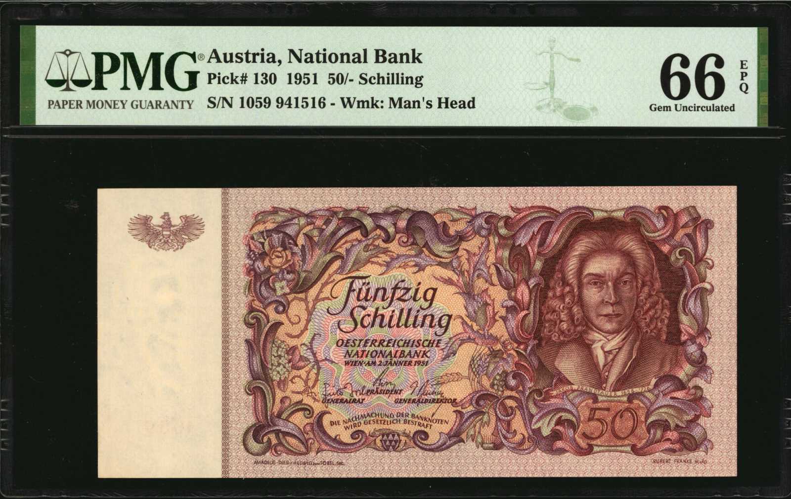 image for: Austria  50 schilling (B234a)