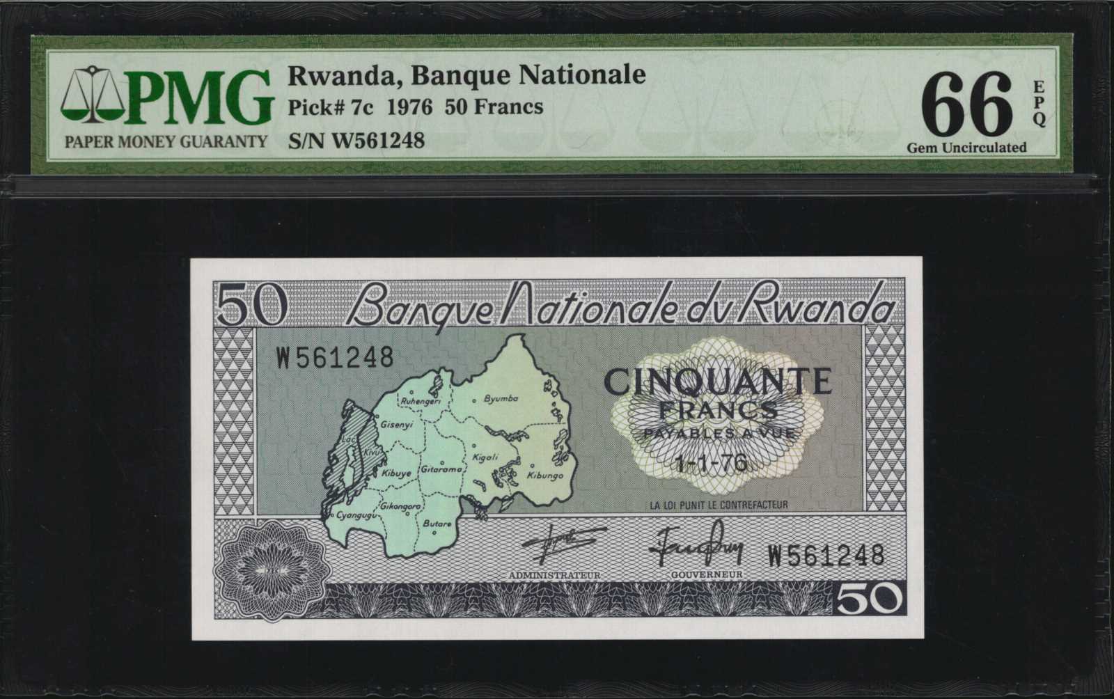 image for: Rwanda  100 francs(B108d)