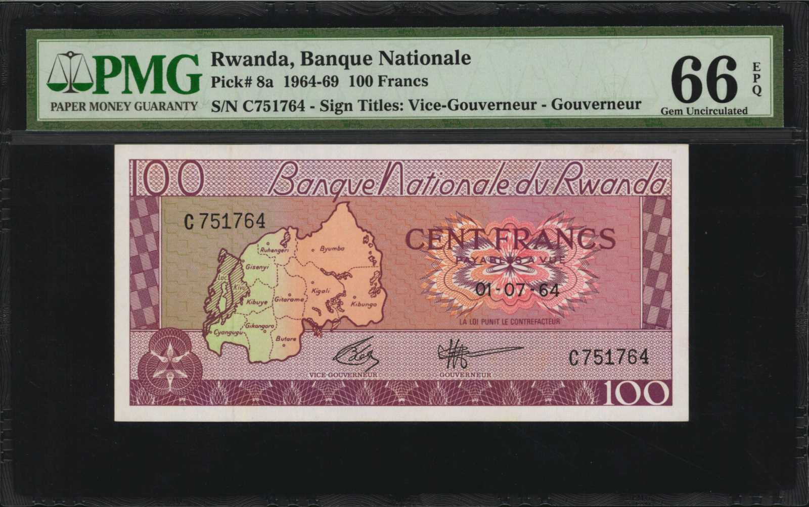 image for: Rwanda  50 francs(B107b)