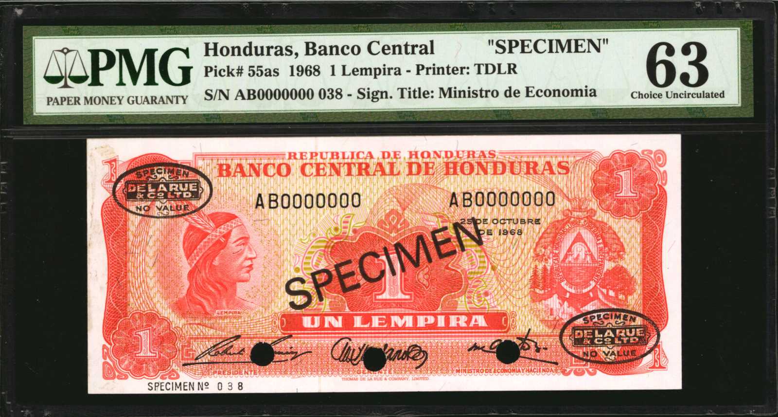 image for: Honduras  1 lempira (B311as2)