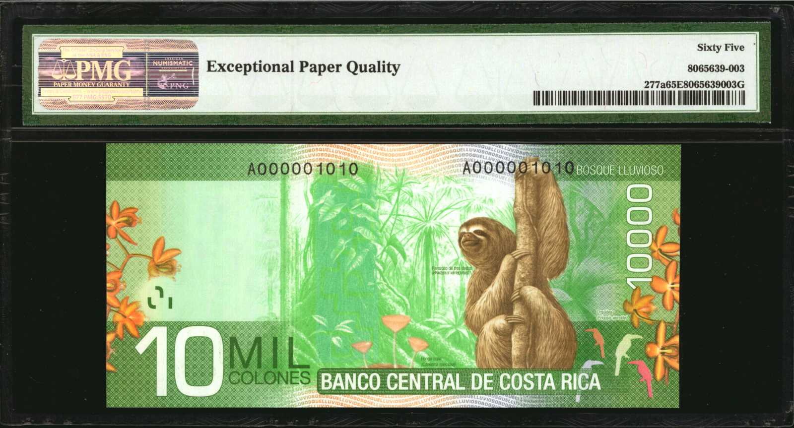 image for: Costa Rica  10,000 colones (B561b)