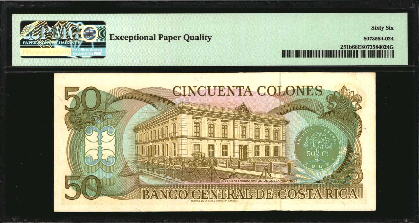 image for: Costa Rica  50 colones(B535j)