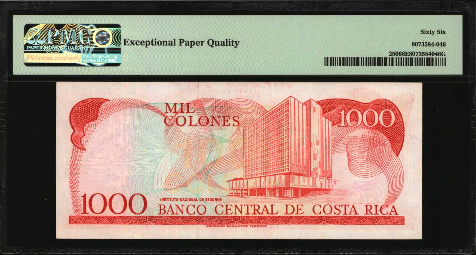 image for: Costa Rica  1,000 colones (B544b)