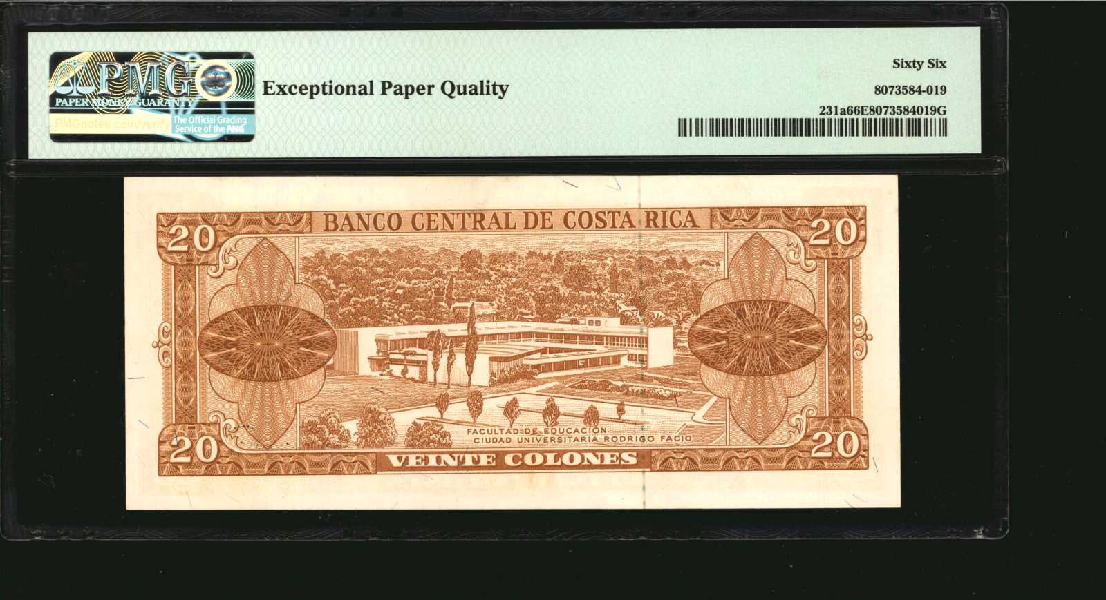image for: Costa Rica  20 colones(B513e)