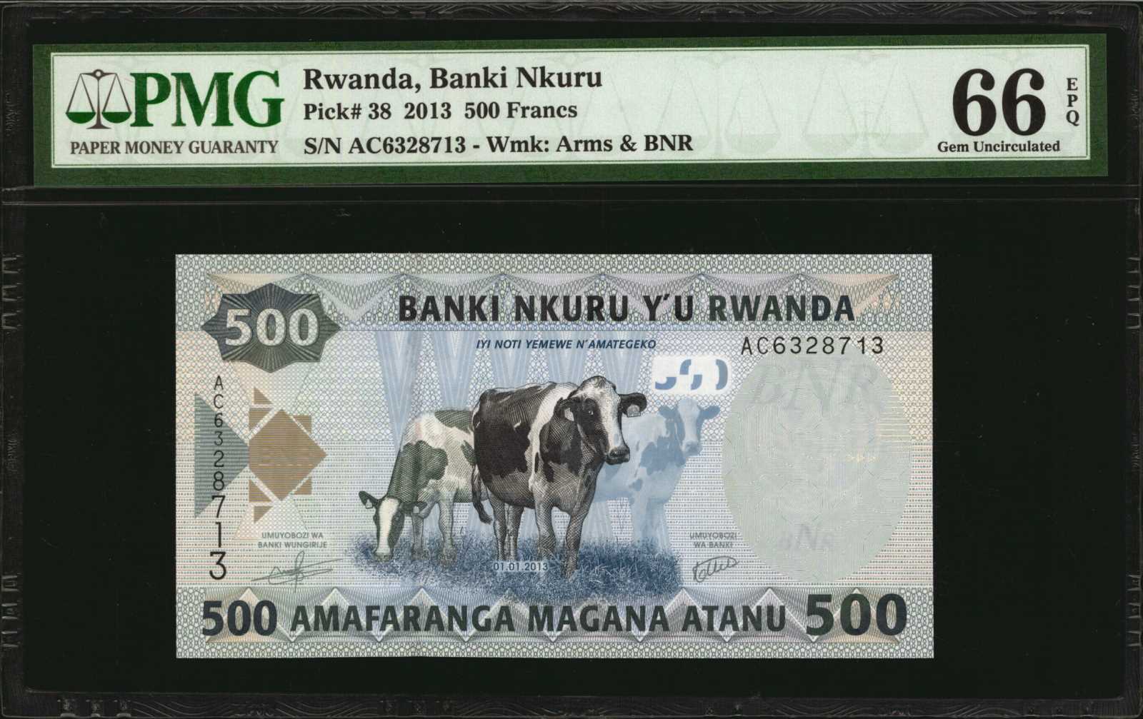 image for: Rwanda  2,000 francs (B139as)