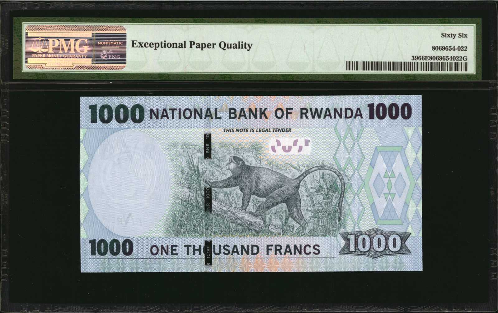 image for: Rwanda  2,000 francs (B139as)