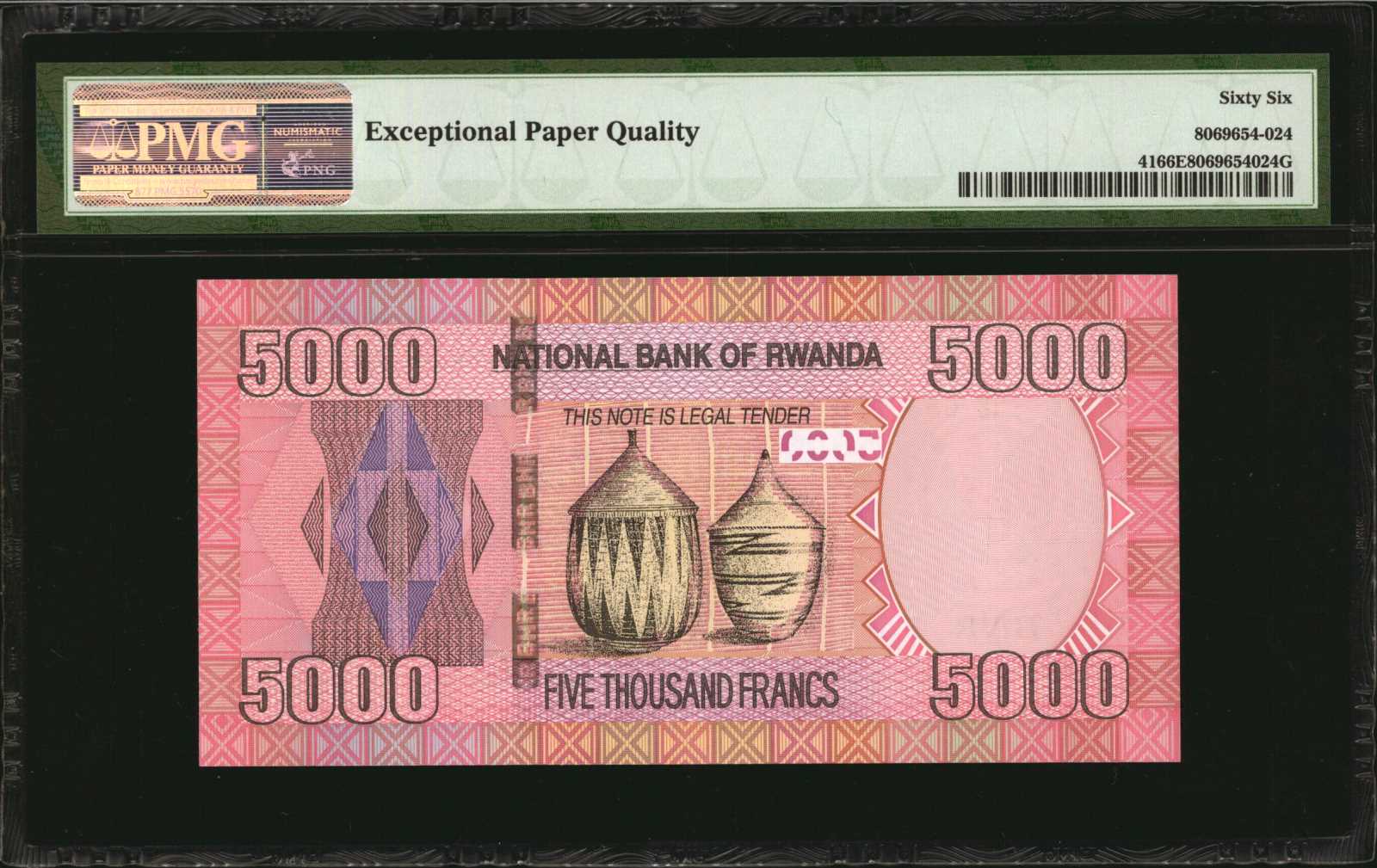 image for: Rwanda  2,000 francs (B139as)