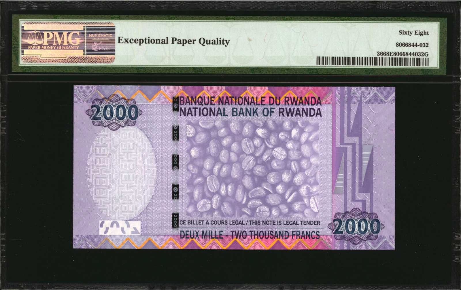 image for: Rwanda  5,000 francs (B136a)