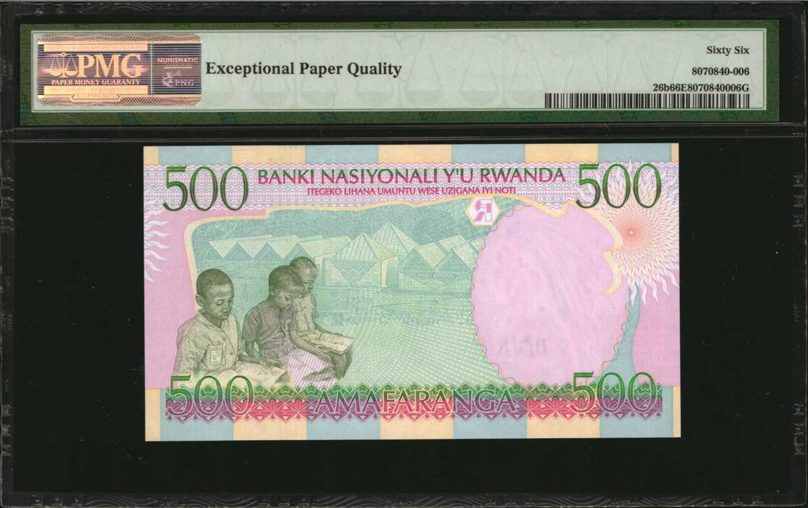 image for: Rwanda  500 francs (B125z)