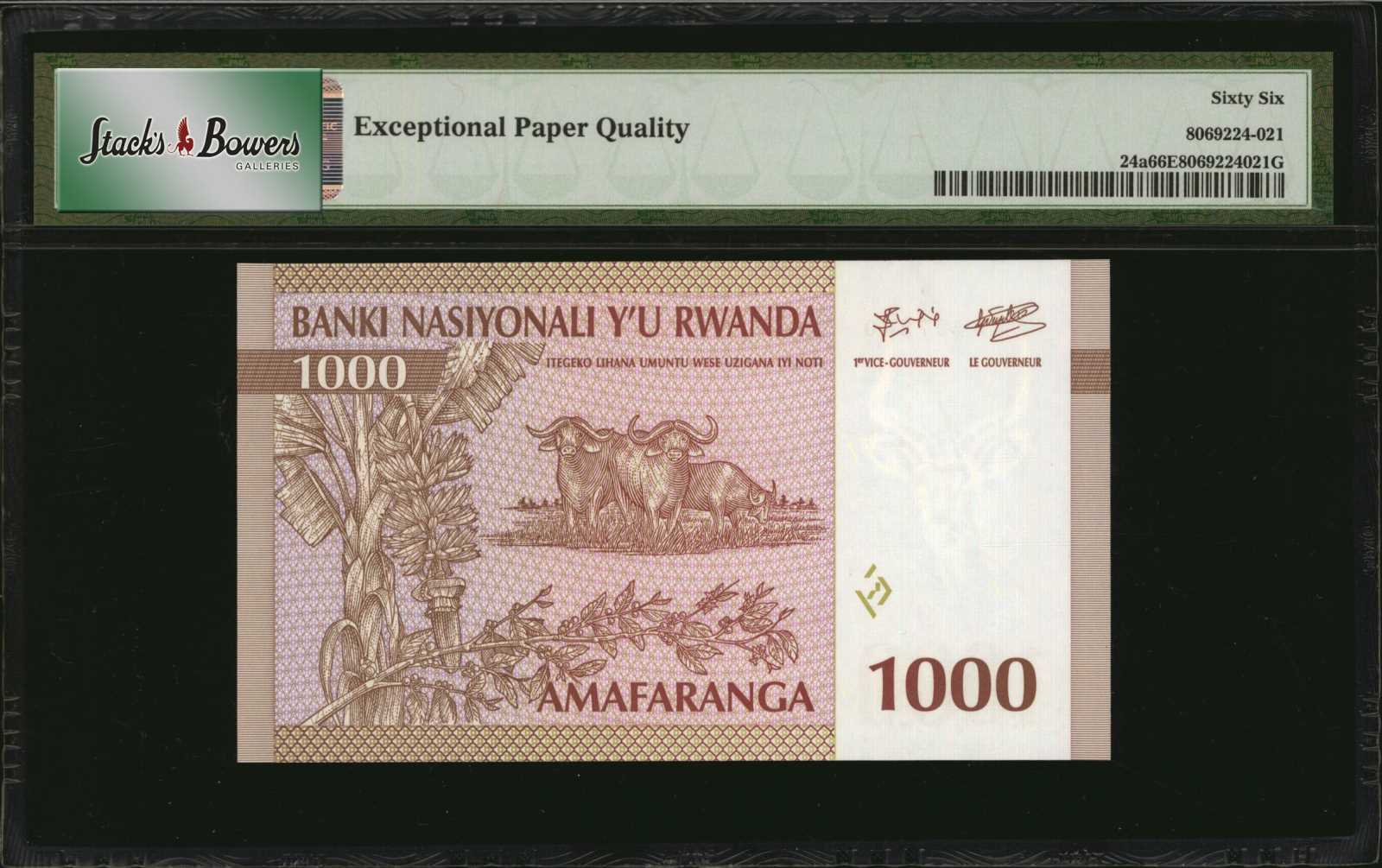 image for: Rwanda  5,000 francs (B124as)
