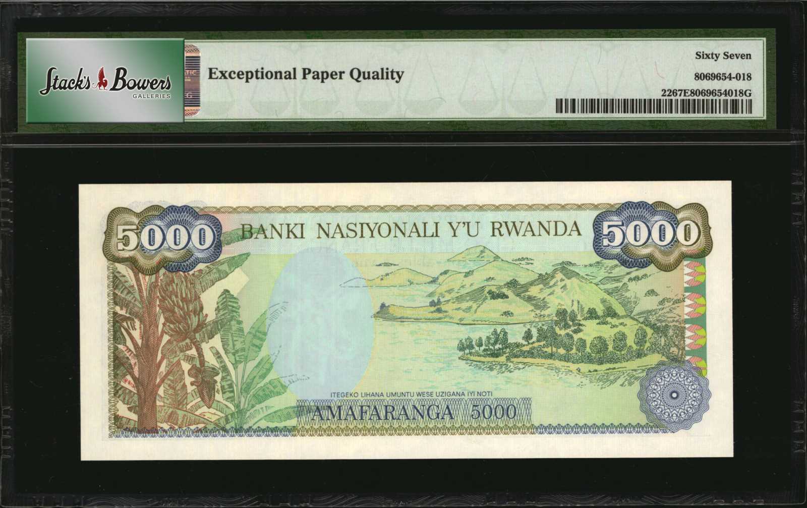 image for: Rwanda  5,000 francs (B121az)