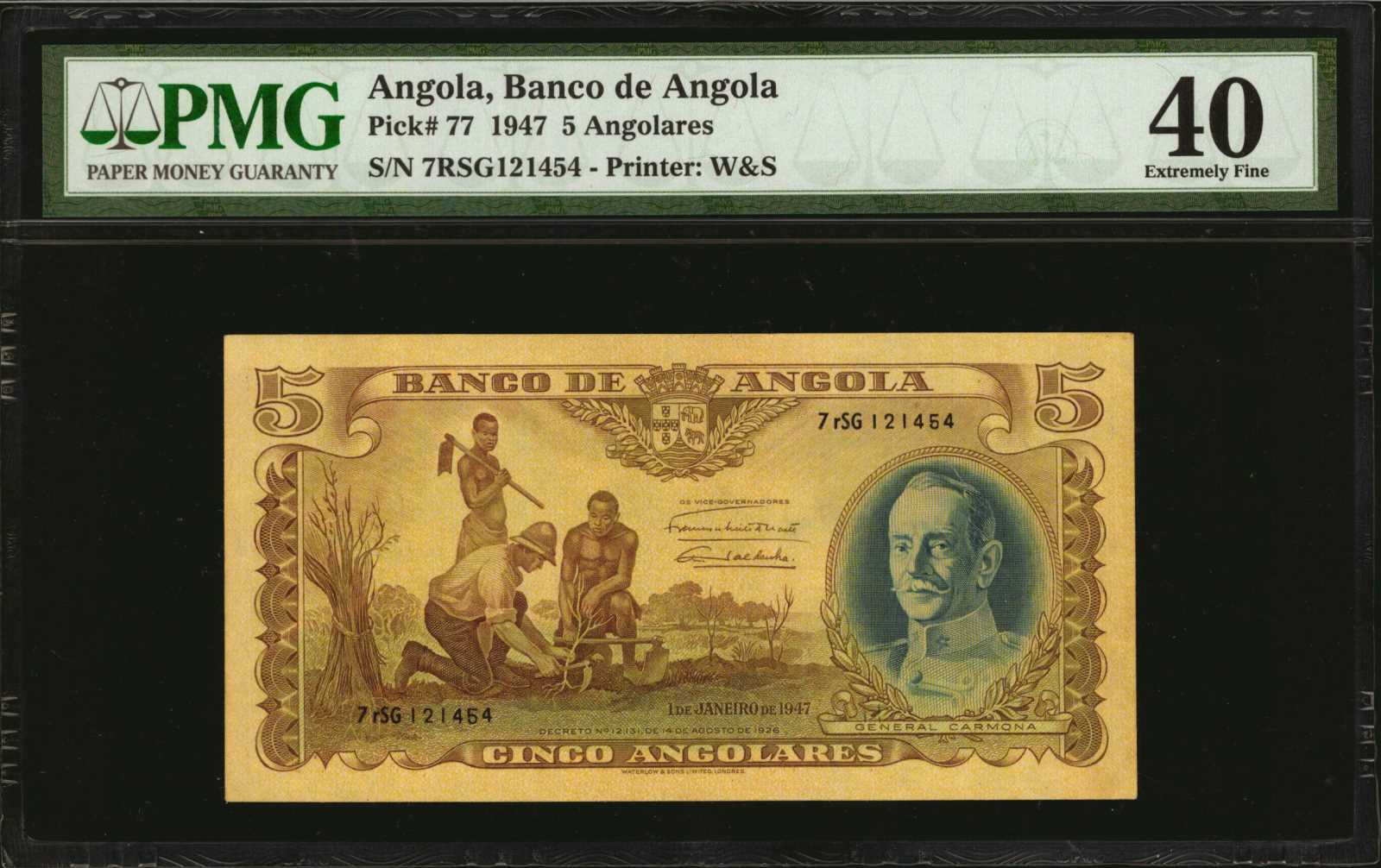 image for: Angola  5 angolares(B407as)