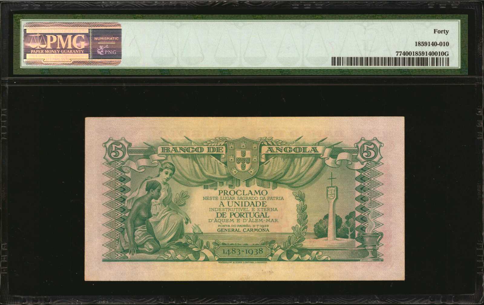 image for: Angola  5 angolares(B407as)