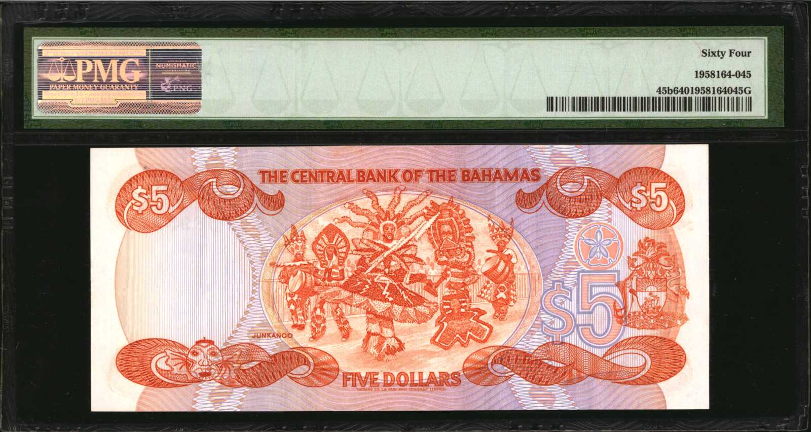 image for: Bahamas  5 dollars (B310z)