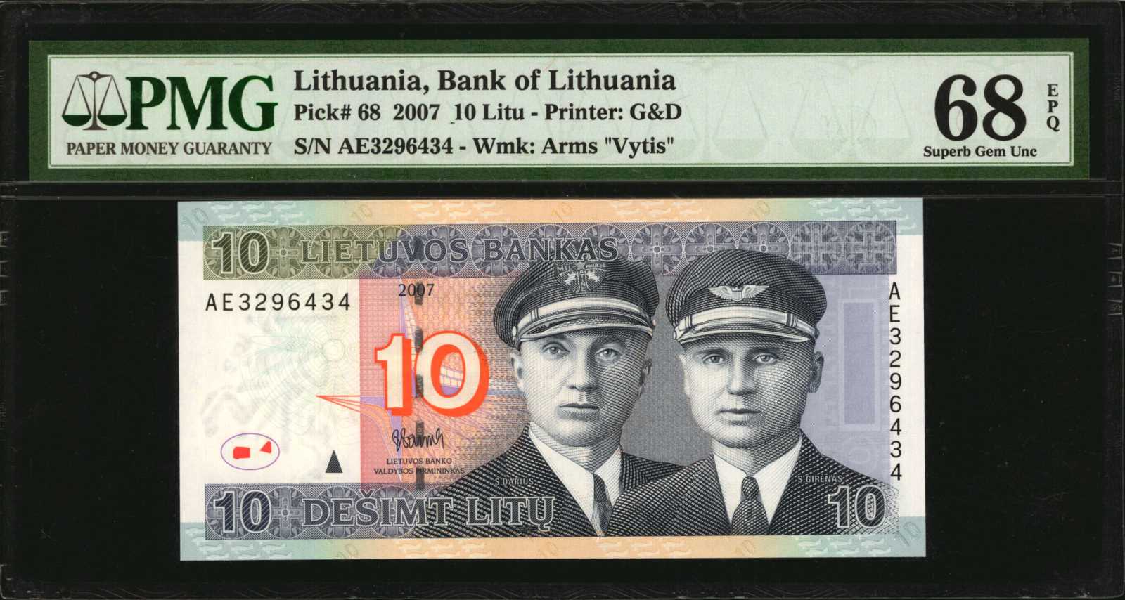 image for: Lithuania  10 lit? (B179b)