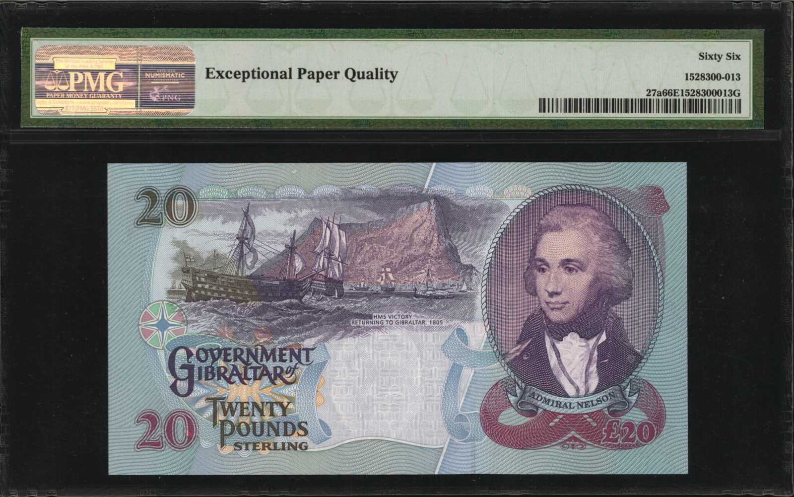 image for: Gibraltar  20 pounds (B125as)