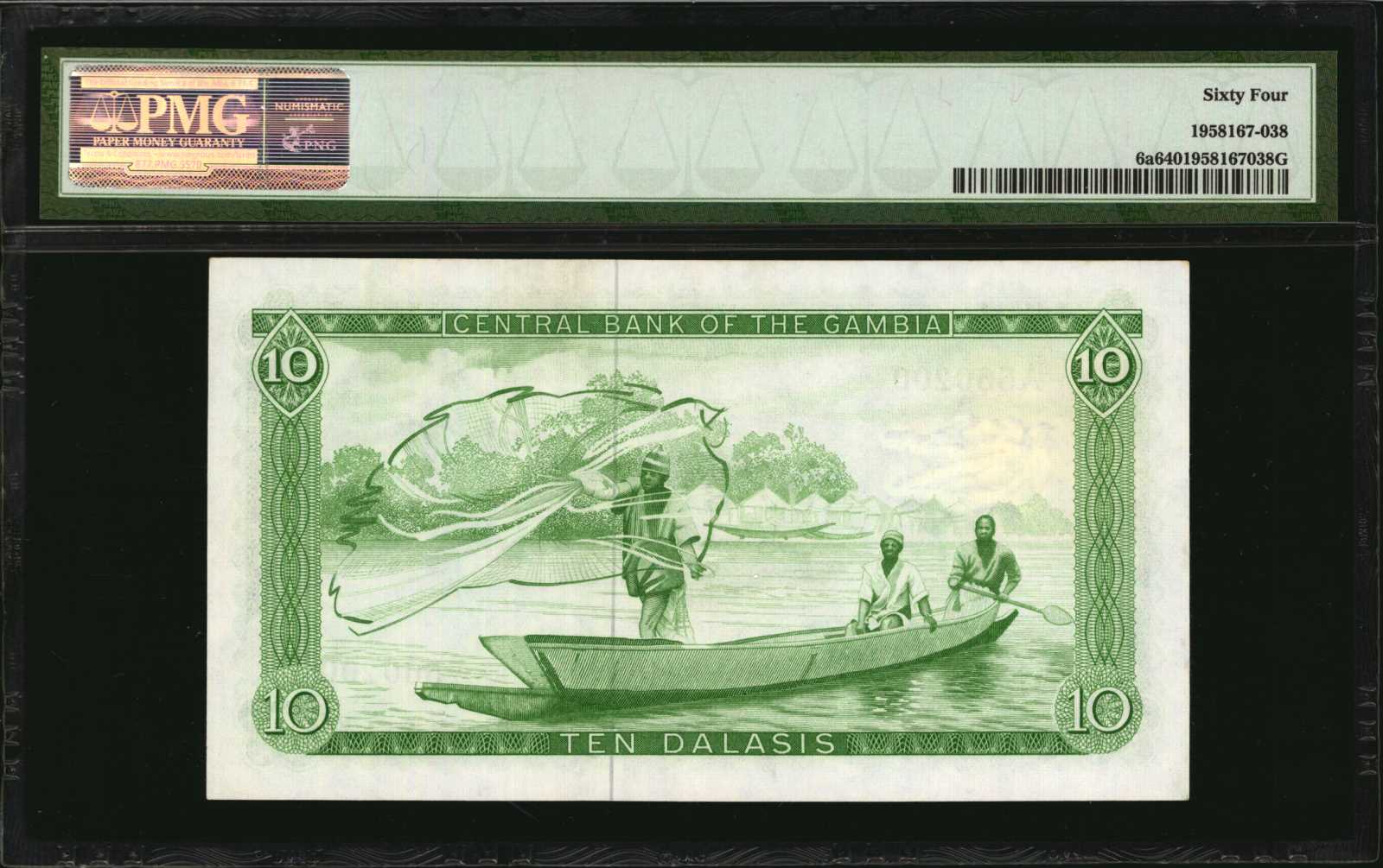 image for: Gambia  10 dalasis (B203bs2)