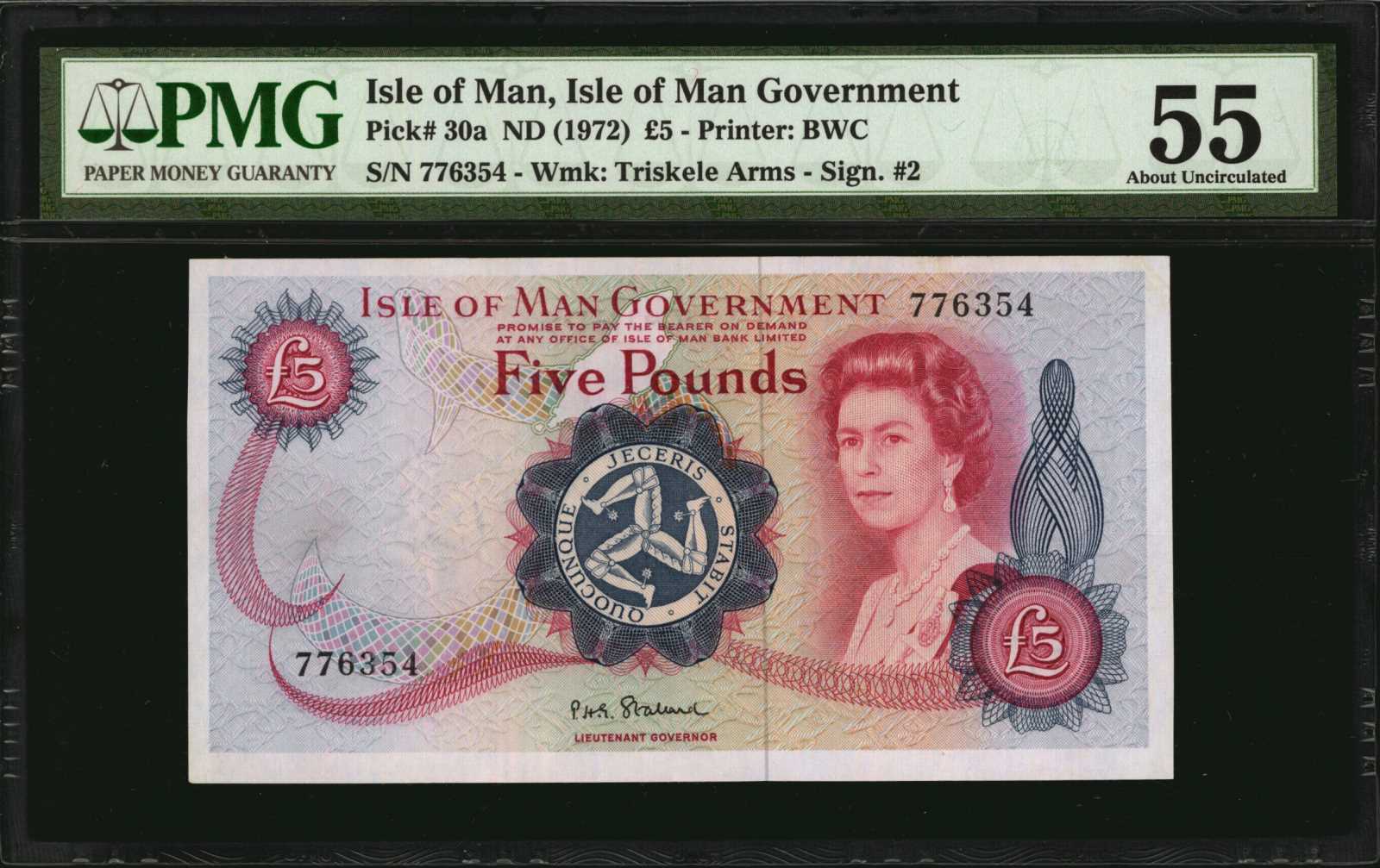 image for: Isle of Man  5 pounds (B107as)