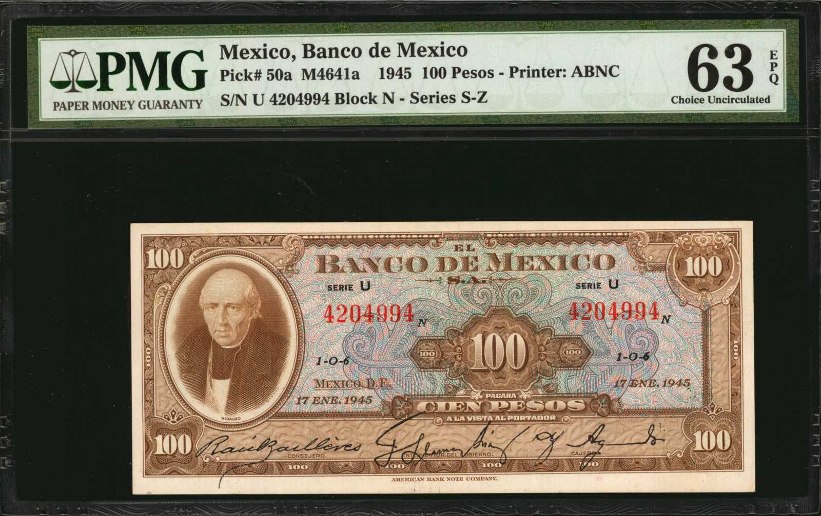 image for: Mexico  100 pesos (B631as)