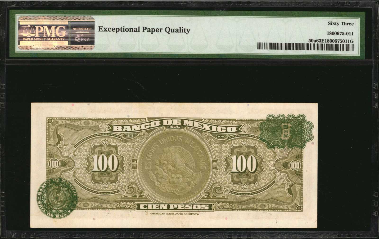 image for: Mexico  100 pesos (B631a)