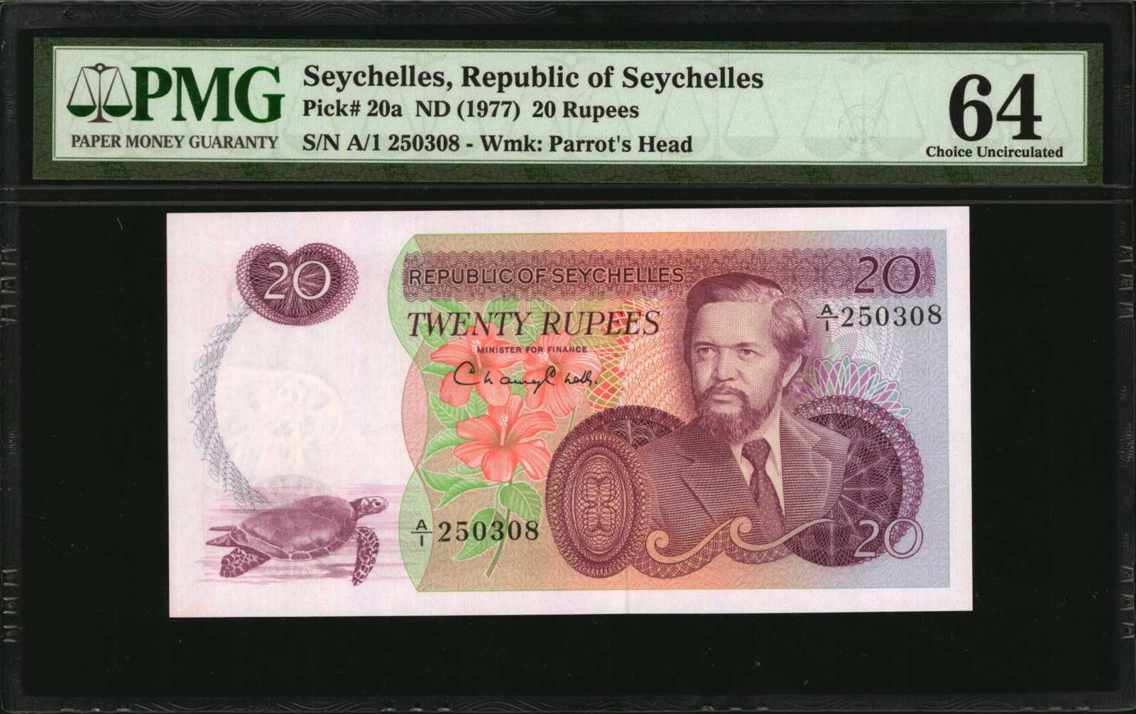 image for: Seychelles  20 rupees (B202a)