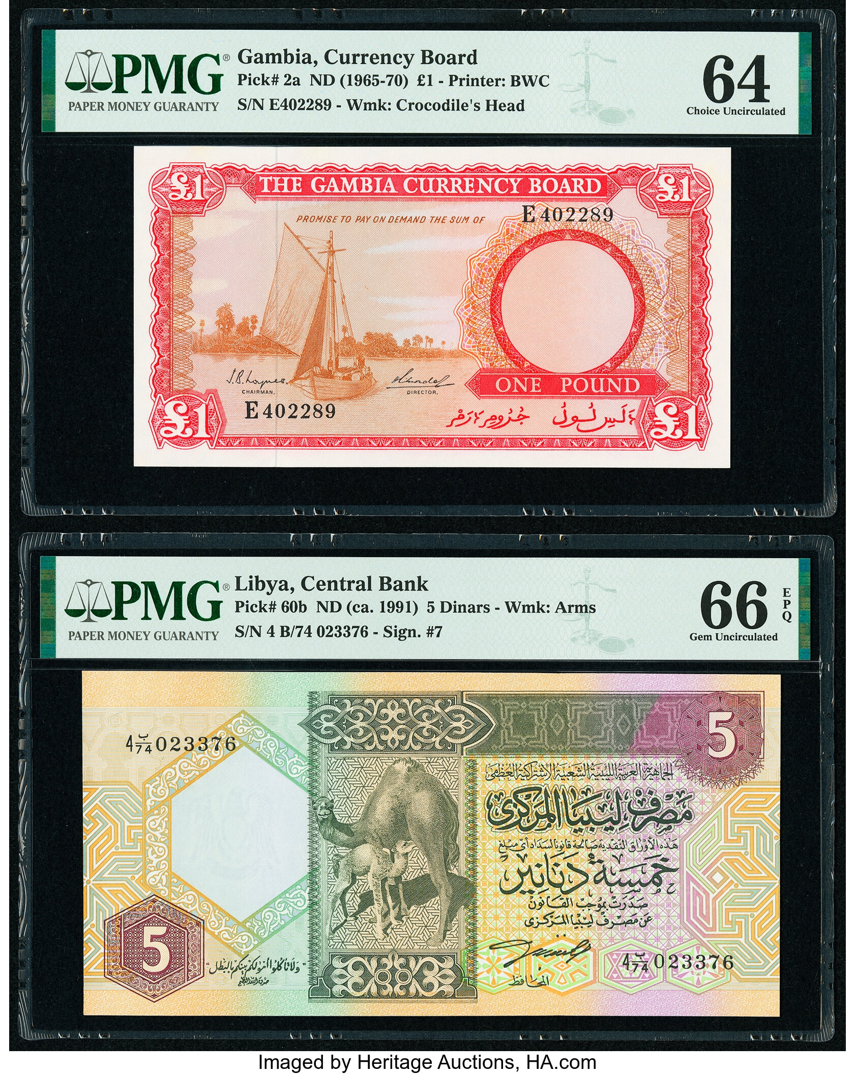image for: Gambia  1 pound(B102az)