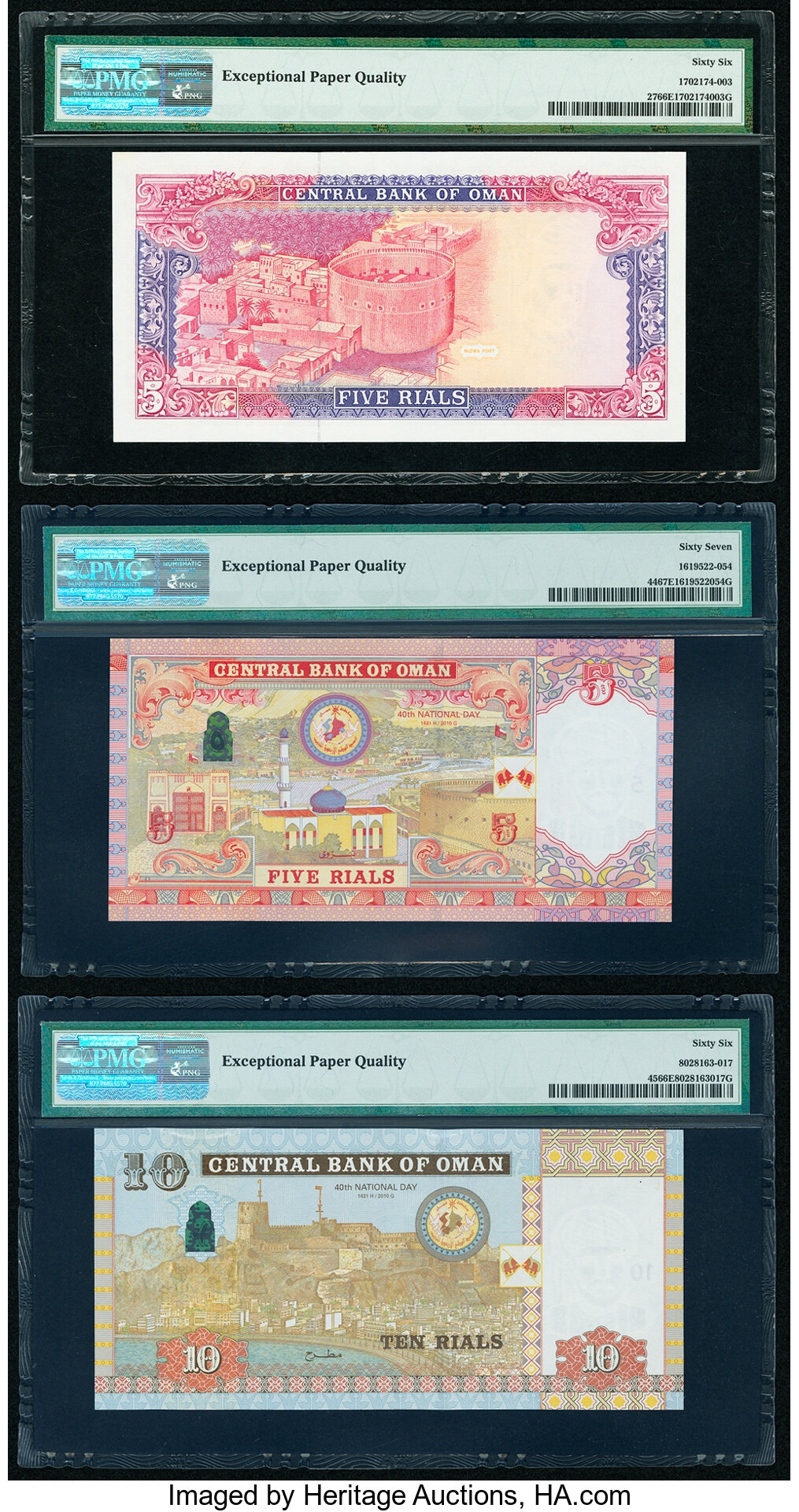 image for: Oman  5 rials (B215a)