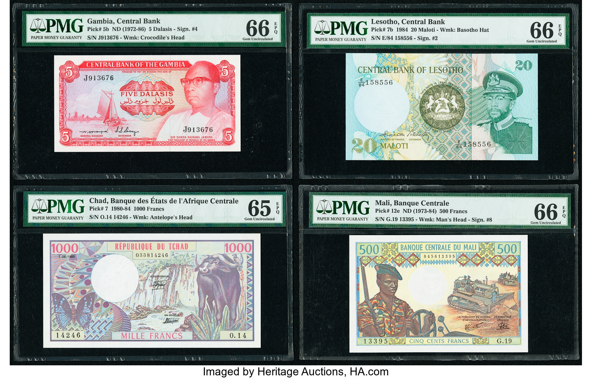 image for: Mali  500 francs(B202b)