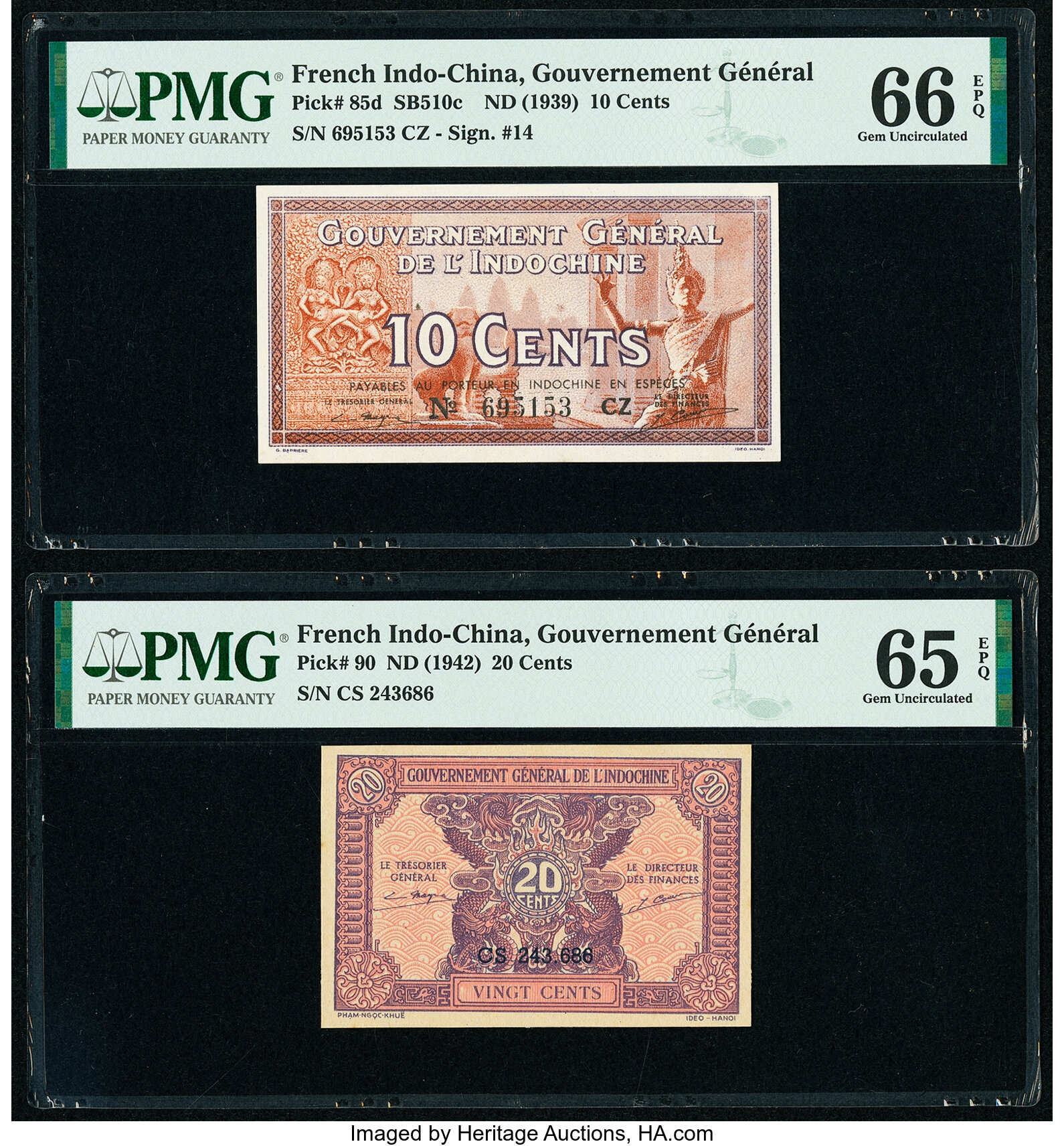 image for: French Indo-China  10 cents(B201e)