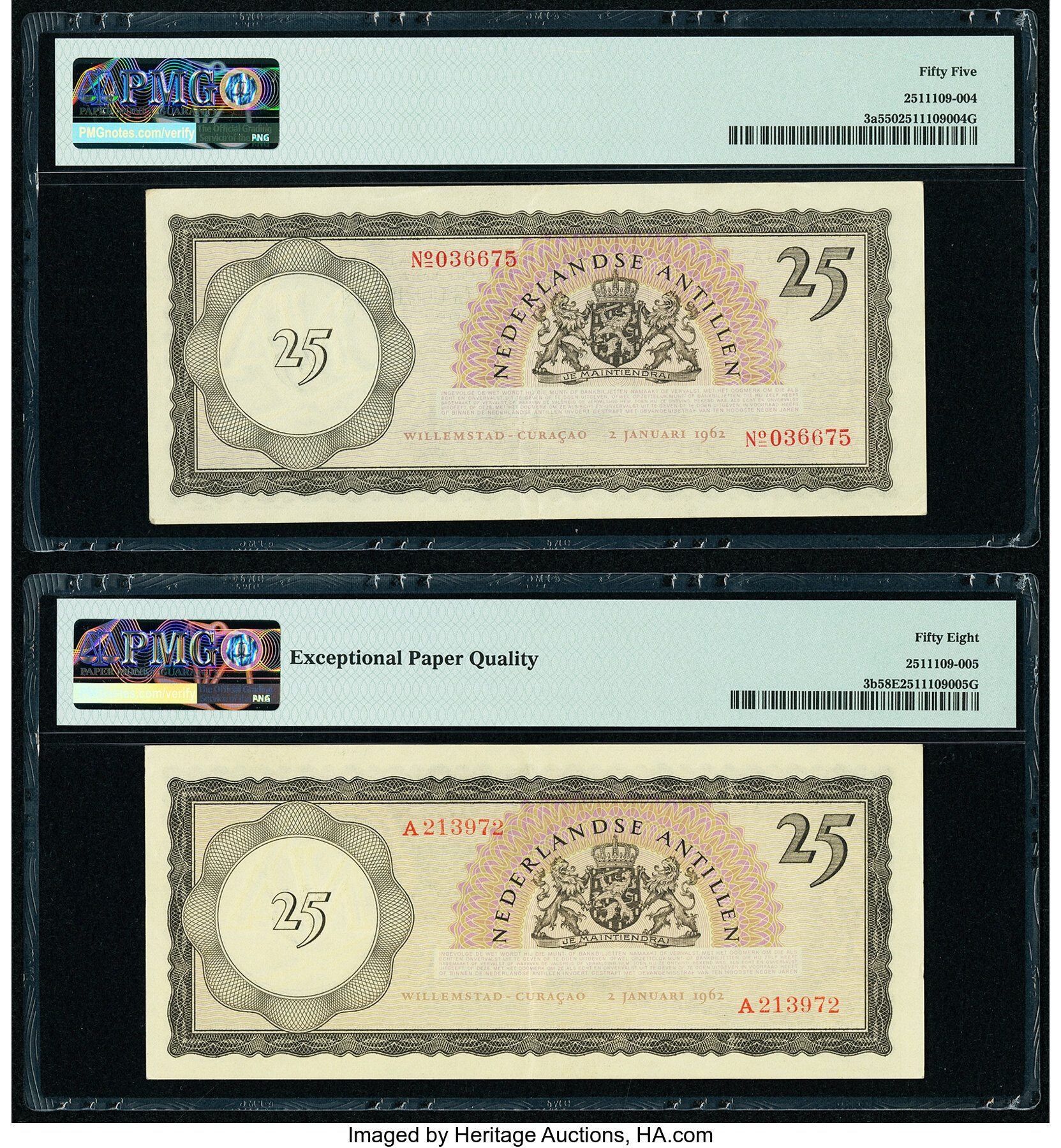 image for: Netherlands Antilles  25 gulden (guilders) (B203as)