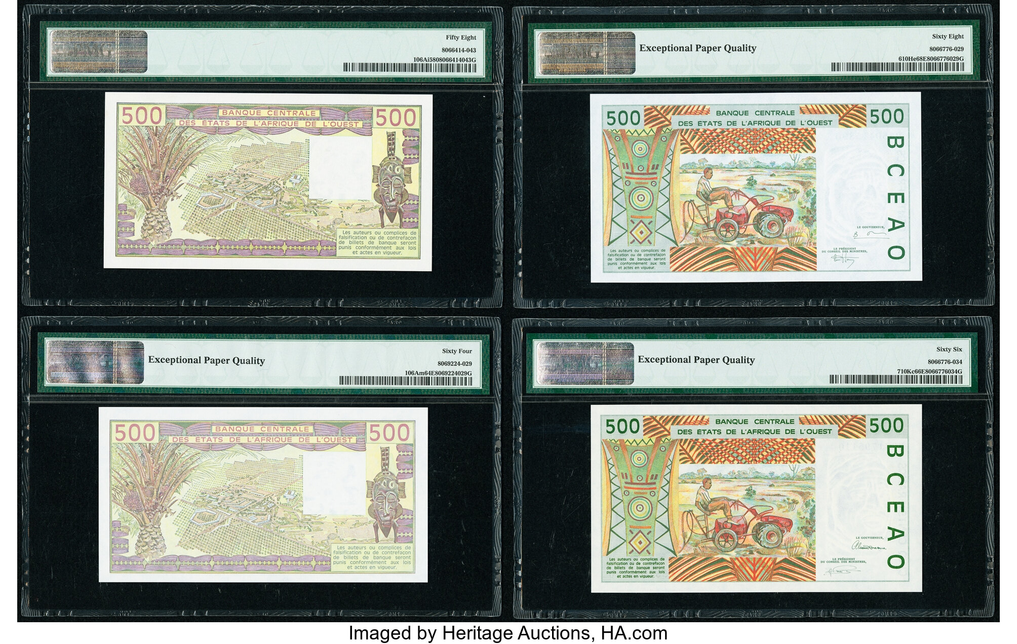 image for: West African States  500 francs (B115Hh)