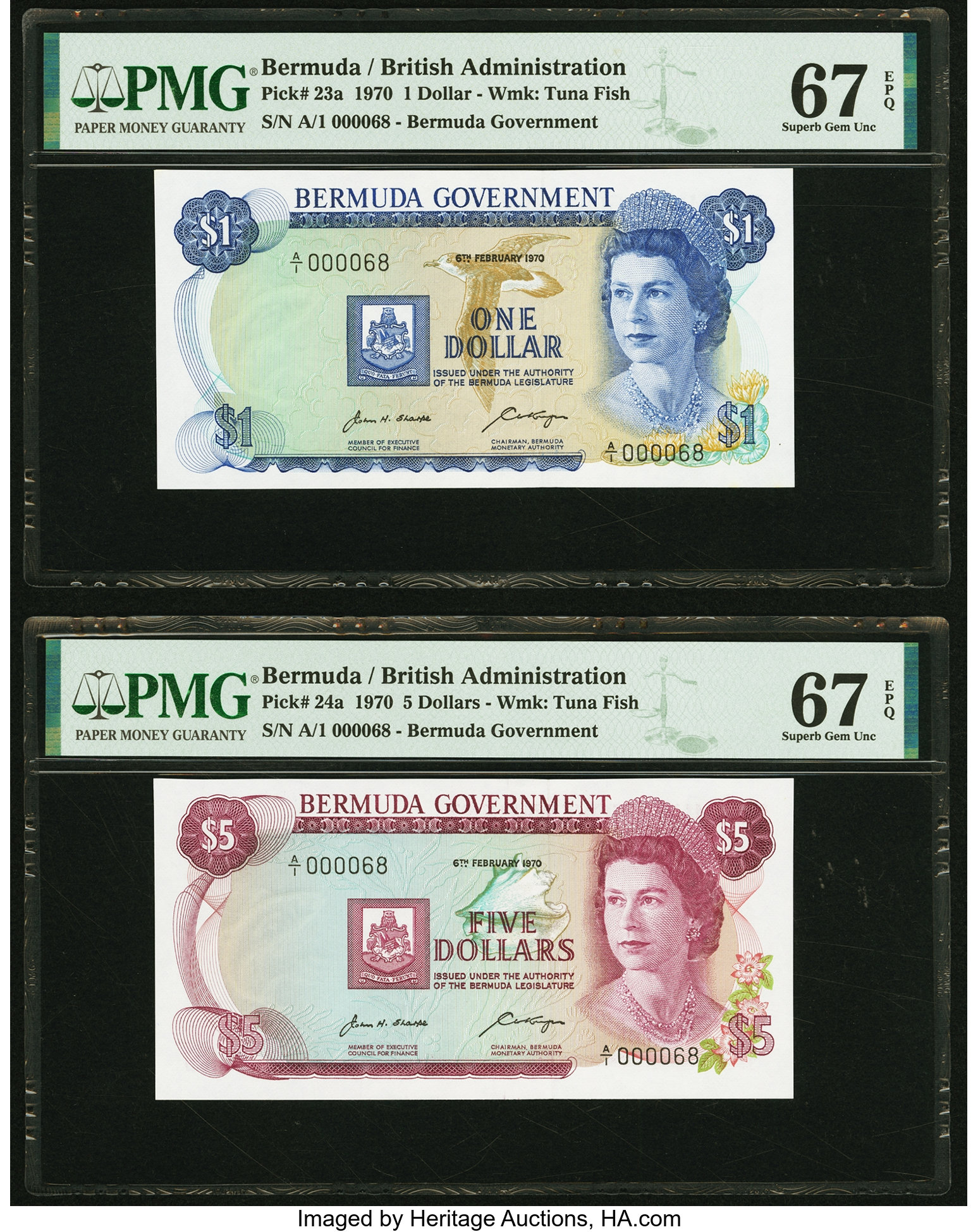 image for: Bermuda  20 dollars(B127a)