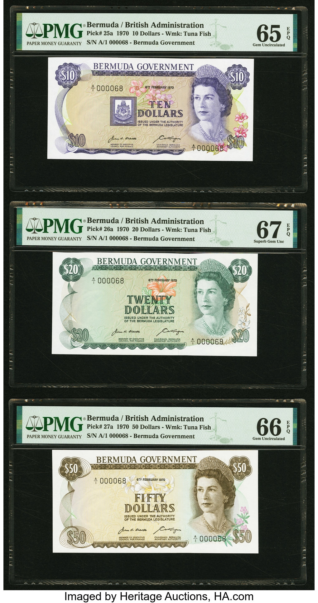 image for: Bermuda  50 dollars(B128a)